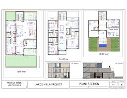 White house 3rd floor plan. Layout Plan For 3150 Sq Feet House In India Designed By Fausta Gosselin Gopillar