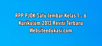 Aug 11, 2021 · download rpp pjok sd berkarakter. Rpp 1 Lembar Pjok Sd Mi Revisi 2021 2022 Semua Kelas