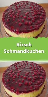 Kirsch Schmandkuchen Quick Dessert Recipes Easy Cake Recipes Dessert Recipes