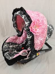 Custom Baby Car Seat Covers Black And White By Ritzybabyoriginal Baby Car Seats Infant Car Seat Cover Carseat Cover