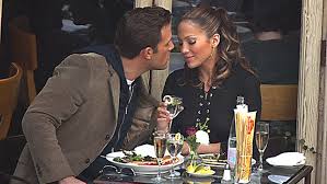 Both closed their eyes for the. Ben Affleck Jennifer Lopez Kiss On Dinner Date Hollywood Life