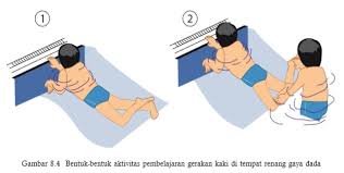 Aktivitas Air Akuatik Belajar Renang Gaya Dada Naga Niel