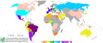 National Team Appearances In The Fifa World Cup Wikipedia