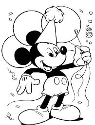 Free Mickey Mouse Clubhouse Coloring Pages To Print Printable Intended For Mick Mickey Mouse Coloring Pages Mickey Coloring Pages Happy Birthday Coloring Pages