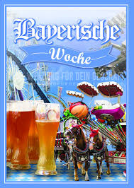 Bayerische Woche Werbeposter Veranstaltung Poster