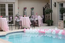 In This Wonderful Life Pool Wedding Backyard Bridal Showers Backyard Wedding Pool