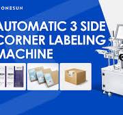 ZONESUN Automatic Corner Wrap 3-side Label Applicator Labeling Machine  ZS-TB833C