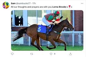 It is with deep sadness that we have to share the tragic news that lorna brooke passed away yesterday. Jockey Lorna Brooke In Serious But Stable Condition After Fall At Taunton Daily Mail Online