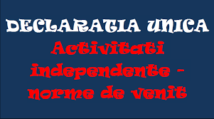Declaratia unica 2021 pentru venituri din agricultura impuse cu norme de venit. Declaratia Unica Activitati Independente Norme De Venit Liliana Ungureanu Expert Contabil