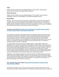 Gh is made by the pituitary gland, located at the base of the brain. Global Human Growth Hormone Market Report 2015 Edition Industry Developments Organization Structu By Ram Issuu