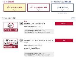 パイオニア カロッツェリア サイバーナビ 楽ナビの地図更新方法について