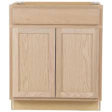 Shop kitchen cabinets at lowe's canada online store: Project Source 30 In W X 35 In H X 23 75 In D Natural Unfinished Door And Drawer Base Stock Cabinet In The Stock Kitchen Cabinets Department At Lowes Com