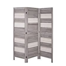 Paravent Rava In Weiss Grau Massiv 120 Cm Breit Raumteiler Ideen Raumteiler Perth
