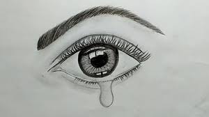 See more ideas about crying eyes, eyes, eye art. Pencil Drawing Tutorial How To Draw A Crying Eye With Pencil Sketch For Beginners Drawing Ideas And Tut Crying Eye Drawing Eyeball Drawing Drawing Tutorial