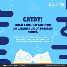 Ppdb provinsi dki jakarta dirancang untuk melakukan penerimaan calon peserta didik baru jenjang pendidikan sekolah dasar (sd), sekolah menengah pertama (smp), sekolah menengah atas (sma). Catat Mulai 1 Juli Daftar Ppdb Dki Jakarta Jalur Prestasi Dibuka Indonesia Baik