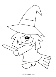 Disegni Halloween Da Colorare Streghetta Tuttodisegni Com Disegni Di Halloween Creazioni Di Halloween Quadri Halloween