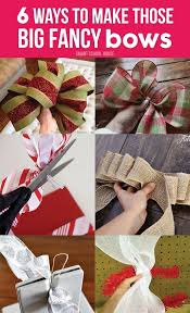 6 Ways To Make Those Big Fancy Bows Christmas Bows Diy Christmas Bows Fancy Bows