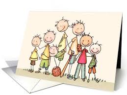 Birthday From The Guys Cute Stick Figures Card Stick Drawings Stick Figures Stick Figure Family