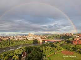 Mississippi National River And Recreation Area In Minneapolis Minnesota A Rainbow Frames The Author S Bird S Recreation Area Minnesota Attractions Riverfront