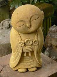 Japanese Flower Garden Zen Monk Jizo Buddha Boddisatva Statue Stone Sculpture 3 Antiques Asian Antiques Japan Ebay Japanese Statue Jizo Statues For Sale