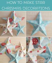 For comparison, this is how the folded paper square looks like after doing all the steps above. Making Christmas Decorations Easy 3d Stars Baubles And More