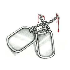 Dog Tags Ripping Through Skin Tattoo Design Military Tattoos Dog Tags Tattoo Tattoo Designs