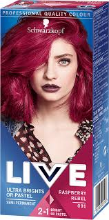 091 Raspberry Rebel Hair Dye By Live