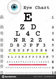 Eye Chart Template Stock Vector Elenabaryshkina 157321824