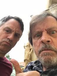 All the way from Austin TX! It's my kid brother Patrick (#7 of 7) here to  visit me (#4 of 7) in #CzechRepublic while shooting @KnightfallShow. Millie  & Mabel welcomed him with