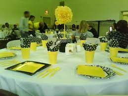 Black White Yellow Theme Babyshower Bumble Bee Bee Baby Shower Theme Bee Baby Shower Bee Party