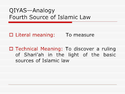 Find out all about qiyas : Shari Ah The Islamic Law Ppt Download