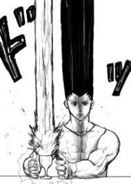 Just using my fingers to measure the image, gon's hair is about twice his own (estimated) height, so it's about 366cm. Gon San Know Your Meme