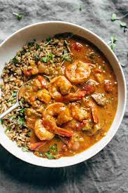 Spicy Weekend Gumbo With Shrimp And Sausage Pinch Of Yum Recipe Shrimp And Rice Recipes Spicy Gumbo Gumbo Recipe
