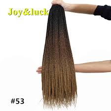 Then slide them off the rod and use a zip tie to store them for later use. Joy Luck 24inch Colorful Box Braids Synthetic Braiding Hair For Women Crochet Hair Extensions 22roots Box Braids Aliexpress