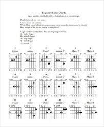 10 Chord Charts Free Sample Example Format Download