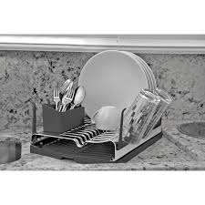 Shake the water off and sprinkle baking soda over all areas with food stains. Tramontina Plurale Stainless Steel Dish Drainer Rack With Graphite Gray Drip Tray Tramontina