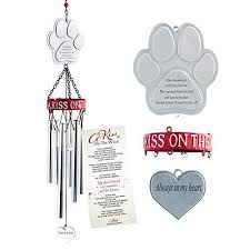 Wind chimes are shipped by usps directly to a person's home or can be delivered to a local funeral home within our area. Pet Memorial 19 Inch Wind Chime A Kiss On The Wind Pet Memory Shop