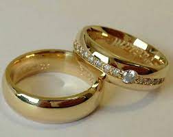 Aliancas Lindas Engagement Rings Couple Couple Rings Gold Couple Wedding Rings