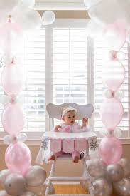 First Birthday Party At Home Ideas Yesterday Baby Girl Turned O N E I Am In Total Disbelief As I M Pretty Onederland Birthday Party Winter Onederland Birthday Party 1st Birthday Party For Girls