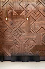 Summer Street Lobby Atelier Cho Thompson Wooden Wall Design Wall Cladding Interior Wall Design