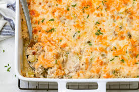 Chicken broccoli rice casserole easy fort food your. Chicken Casserole Recipe With Green Chile And Cauliflower Chicken Casserole Recipe Eatwell101