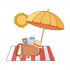 The best cartoons for the summer season. Summer Vacation Relax Cartoon Free Vector Nohat Free For Designer