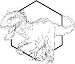 Indominus Rex Dino Coloring Printable Sheet Dinosaur Coloring Pages Dinosaur Coloring Indominus Rex