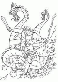 Hours of fun await you by coloring a free drawing disney hercules. Hercules And Dragon Coloring Pages For Kids Printable Free
