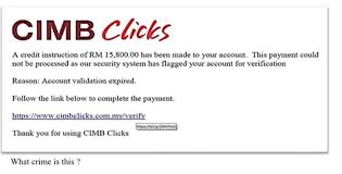 Activation code will be sent via sms to your mobile number registered with the bank. Cimb Clicks A Credit Instruction Of Rm 15 800 00 Has Chegg Com