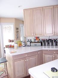 What color walls with pickled oak cabinets?? Tremendous Pickled Cabinets For Awesome Kitchen Furniture Ideas Pickling Oak Pickled Cabinets Bleached Oak Cabinets Kitchen Furniture Oak Cabinets Kitchen