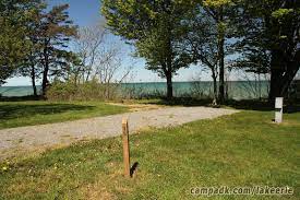 It's a great place for families and fishermen. Lake Erie State Park Campsite Photos Site 15