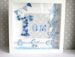 Personalised Baby Button Art Deep Box Picture Frame Christening Gift Keepsake In Home Furniture Diy Home Decor Box Picture Frames Box Frame Art Baby Frame