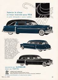 1954 Pontiac Superior Funeral Coaches Ad Argentina Con Imagenes Carroza Funebre Pontiac Autos
