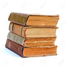 Stapel Oude Boeken Geisoleerd Op Witte Achtergrond Royalty Vrije Foto Plaatjes Beelden En Stock Fotografie Image 44448586